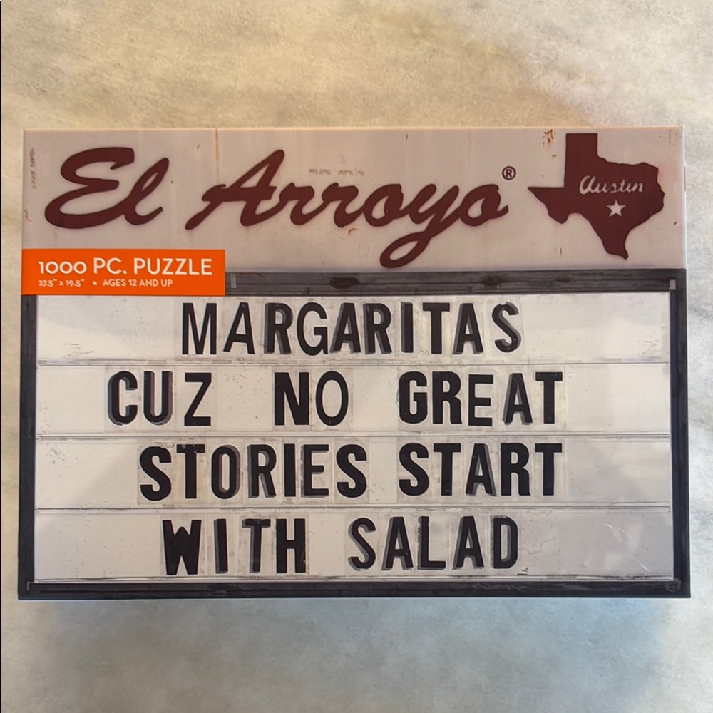 1000 Piece 🧩 El Arroyo, Margaritas Sign